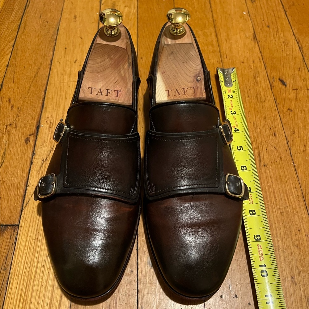 Santoni Monkstrap Loafers US 7.5 UK 6.5